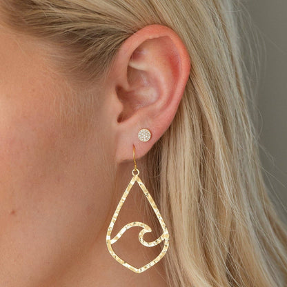 The Ocean is Calling, Long Wave Earrings
