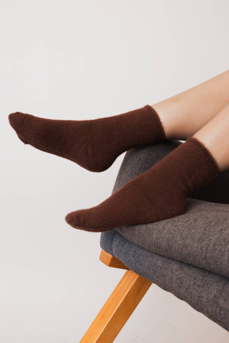 Fall & Winter Fuzzy Crew Socks