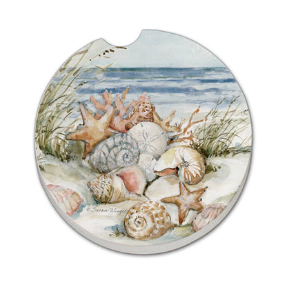 "Sanctuary" Absorbent Stone Car Coaster 1pk
