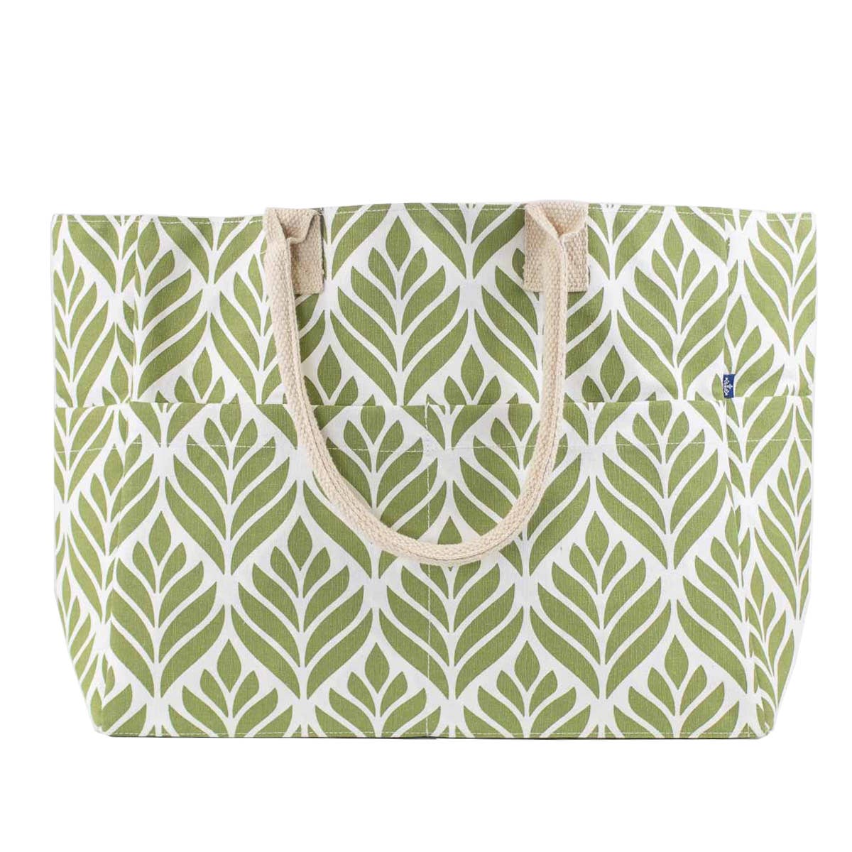 Bayfield Tote   White/Sage   16x12.5x6