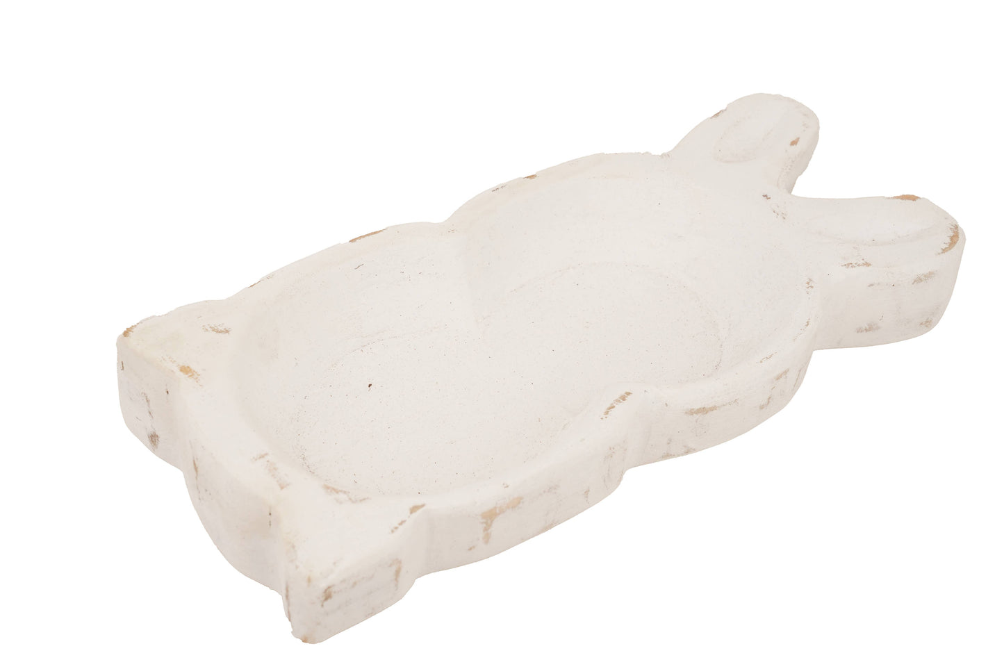 Large Bunny Dough Bowl, White