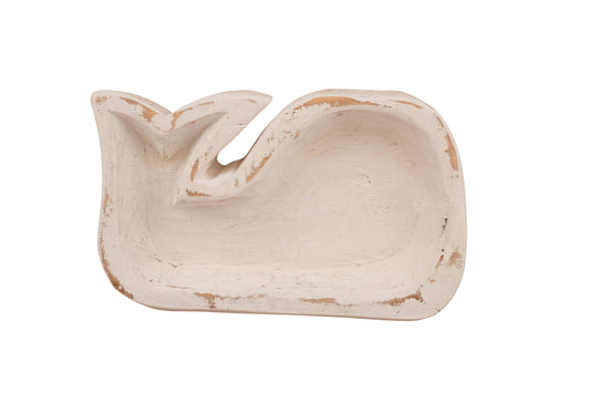 White Whale Dough Bowl Lg.