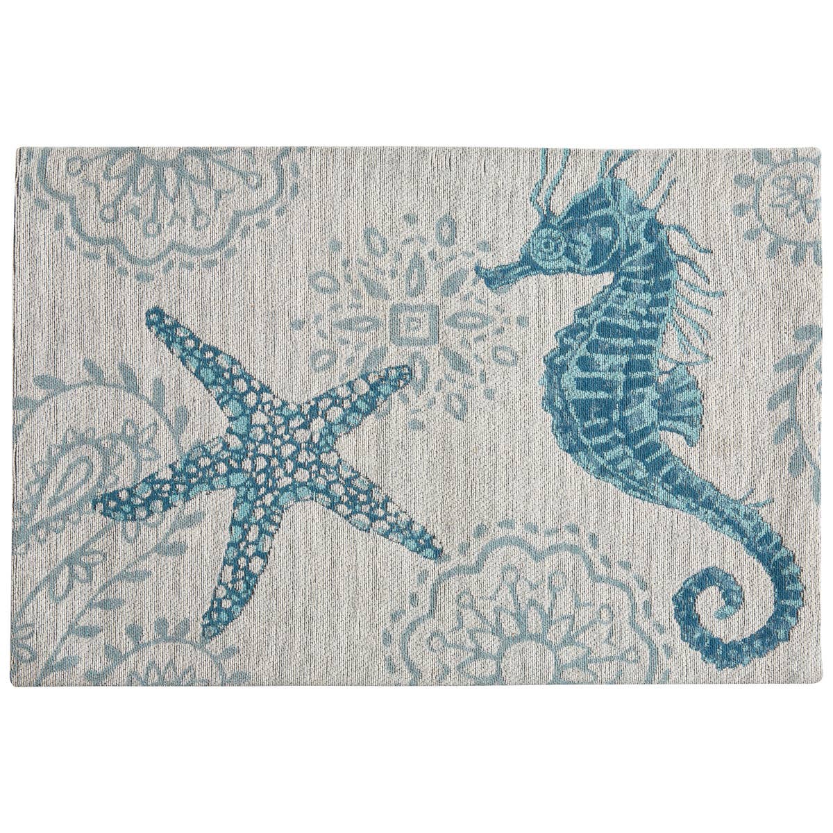 Under The Waves Woven Rug 2' x 3'