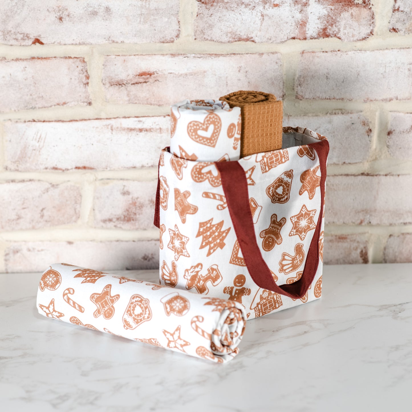 3 Piece Holiday Towel Set w/Bag (more styles)