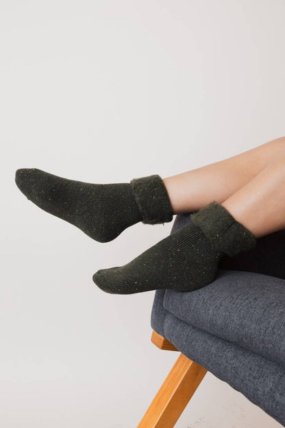 Thick Knit Crew Socks for Ultimate Fall & Winter Warmth