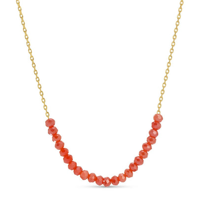 Delicate Crystal Accented Necklace