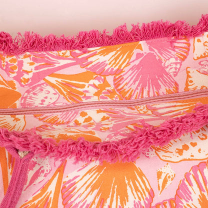 Sanibel Fringe Tote Pink/Apricot/Blossom