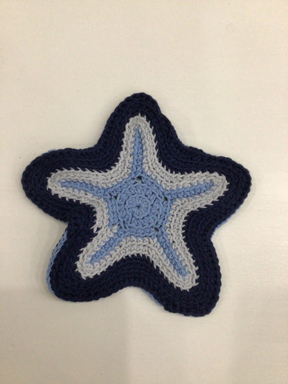 Hand Crocheted Starfish Trivet