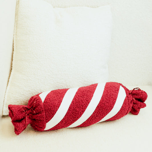 21.5" PEPPERMINT STICK PILLOW