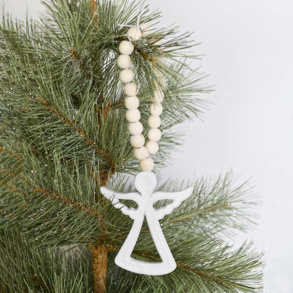 ANGEL ORNAMENT W/BEADS