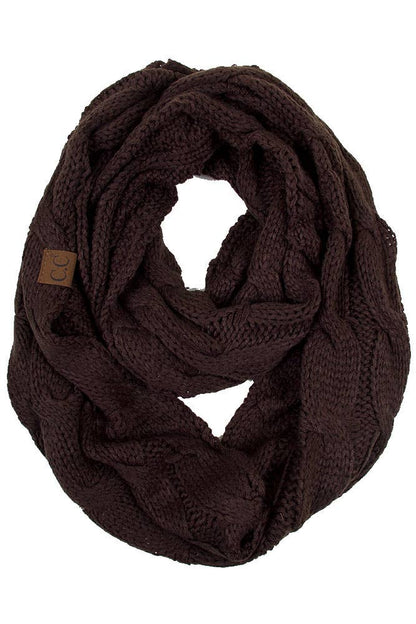 Peanut Beige Knitted Scarf