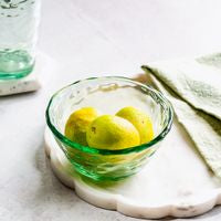 5.5" Green Hammered Melamine Bowl
