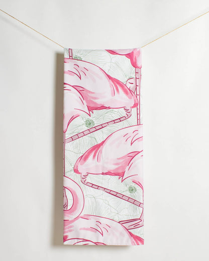 Bonaire Flamingo Giant Beach Towel    Pink/Multi    40x70