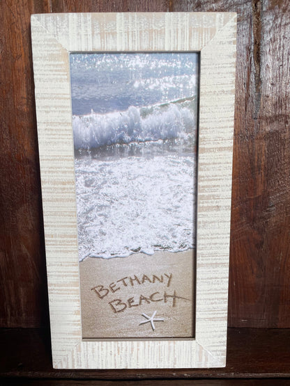 Lisart Custom Beach Town 4x9 Whitewashed Frame