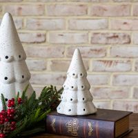 6.8" White Christmas Tree Decor