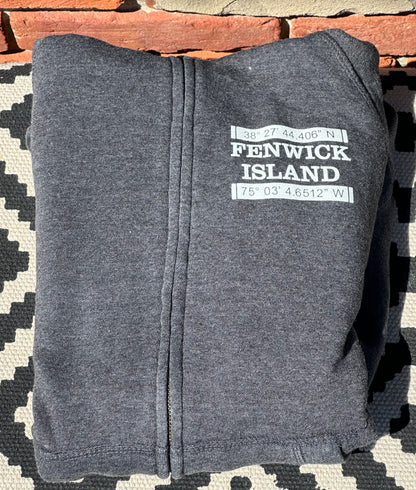 Fenwick Island Coordinate Zip Hoodie