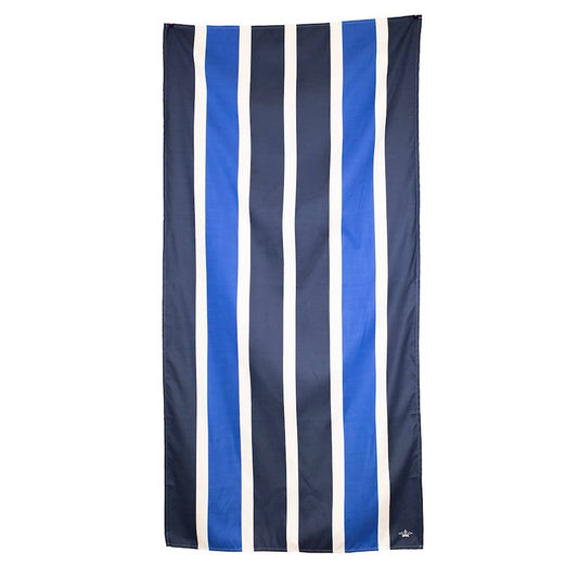 White/Navy/Sapphire Poolside Beach Towel