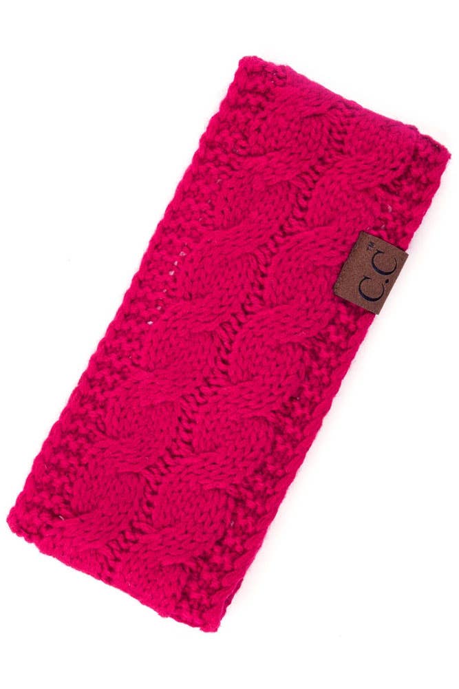 Cardinal Cable Knit Solid Headband