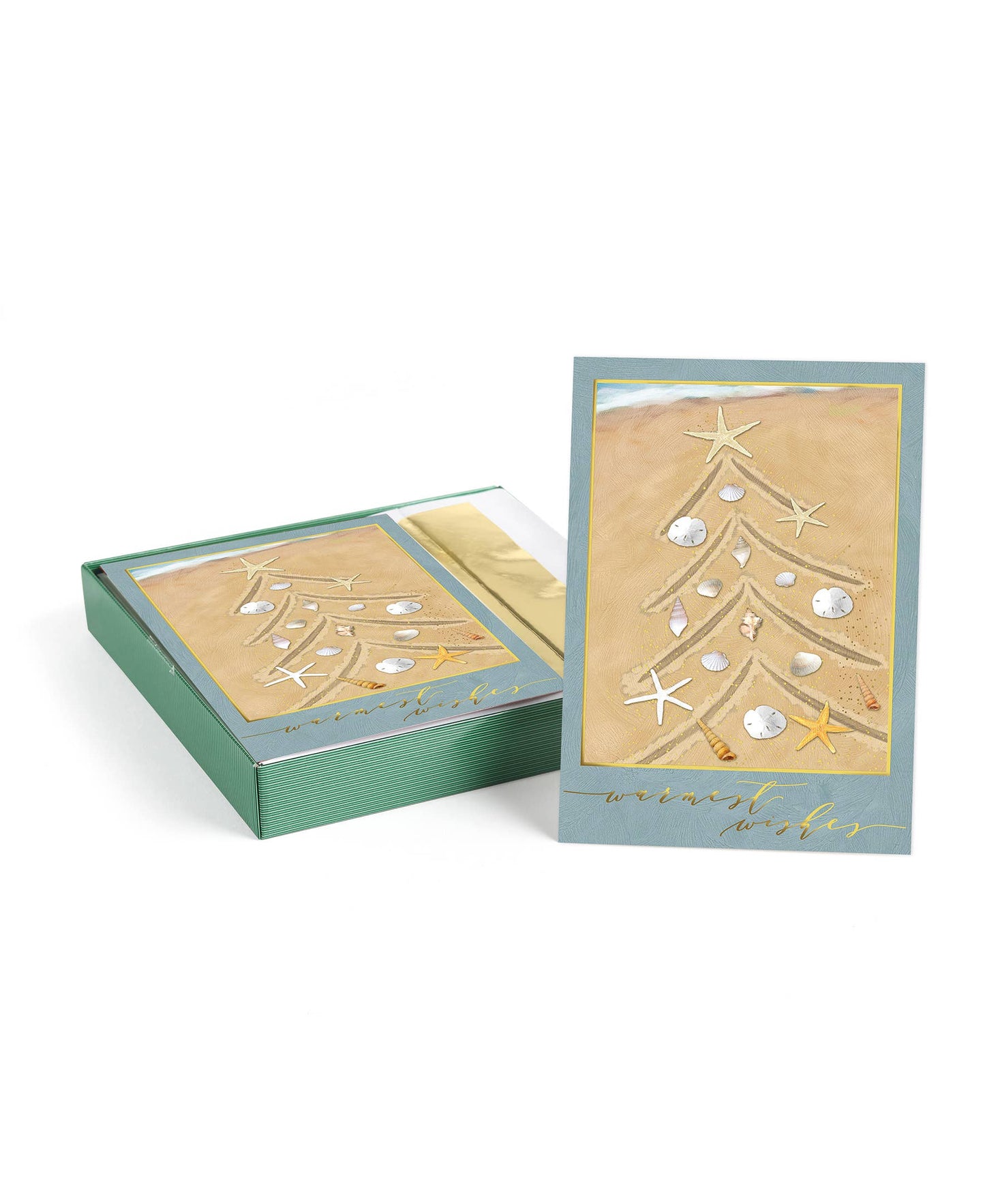 Sand Scroll Boxed Holiday Cards