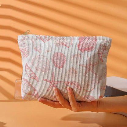 Seashell Cosmetic Makeup Pouch Clutch Bag