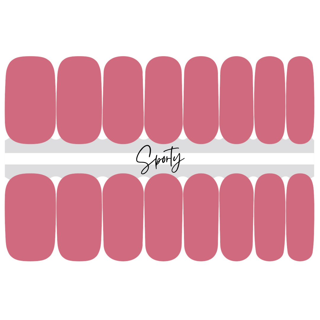 Blush Solid Nail Wrap Stickers | Neutral Mani | Pink Nails