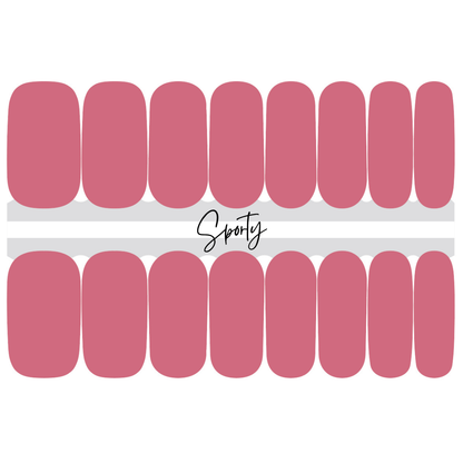 Blush Solid Nail Wrap Stickers | Neutral Mani | Pink Nails