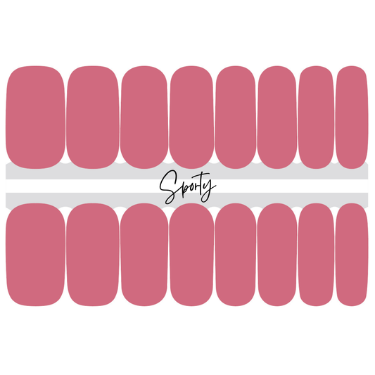 Blush Solid Nail Wrap Stickers | Neutral Mani | Pink Nails