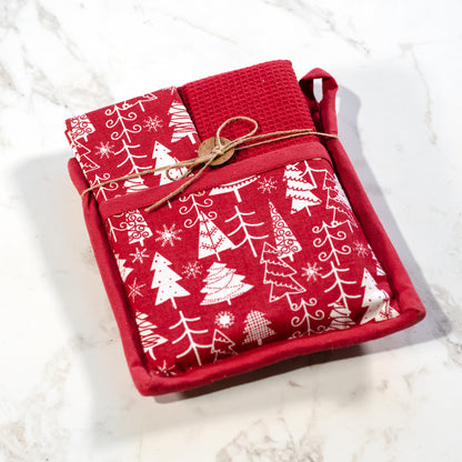 Holiday Pot Holder Towel Sets (More Styles)