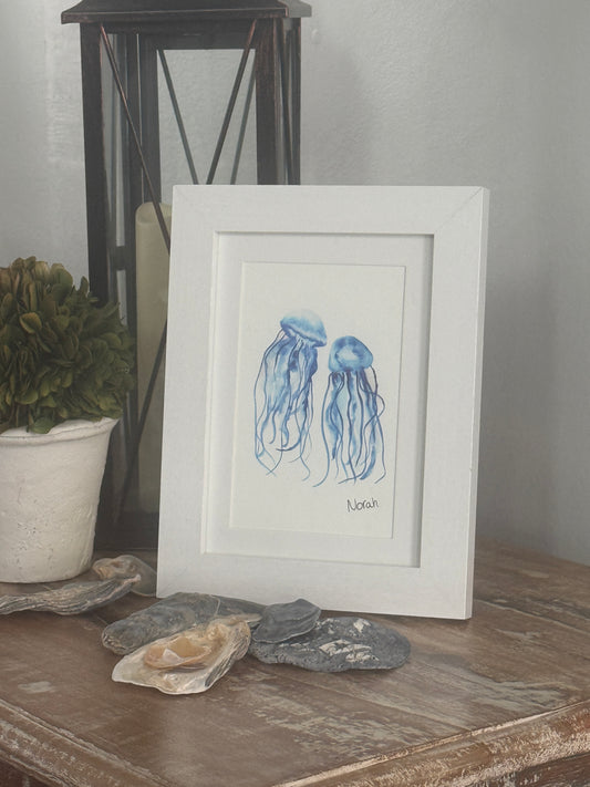 5x7 Jellyfish, Art by Norah Marie