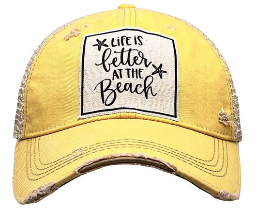 Life Is Better At The Beach Trucker Hat Baseball Cap