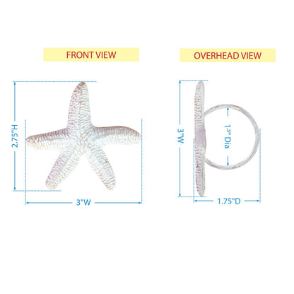 Starfish Metal Napkin Ring