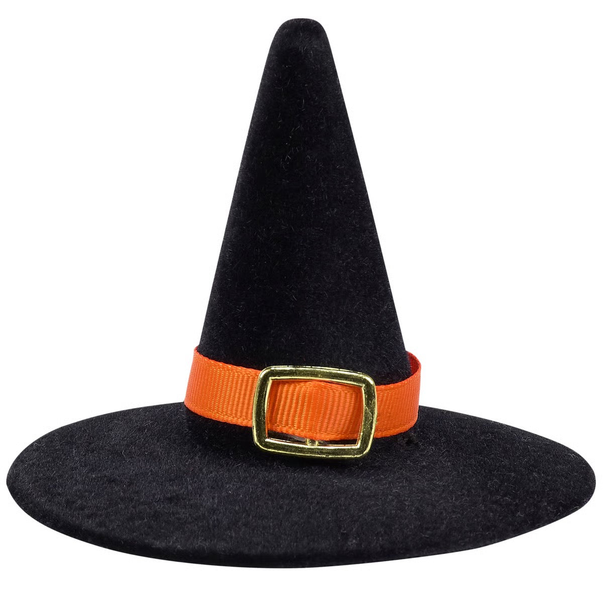 Flocked Witch Hat Sitter