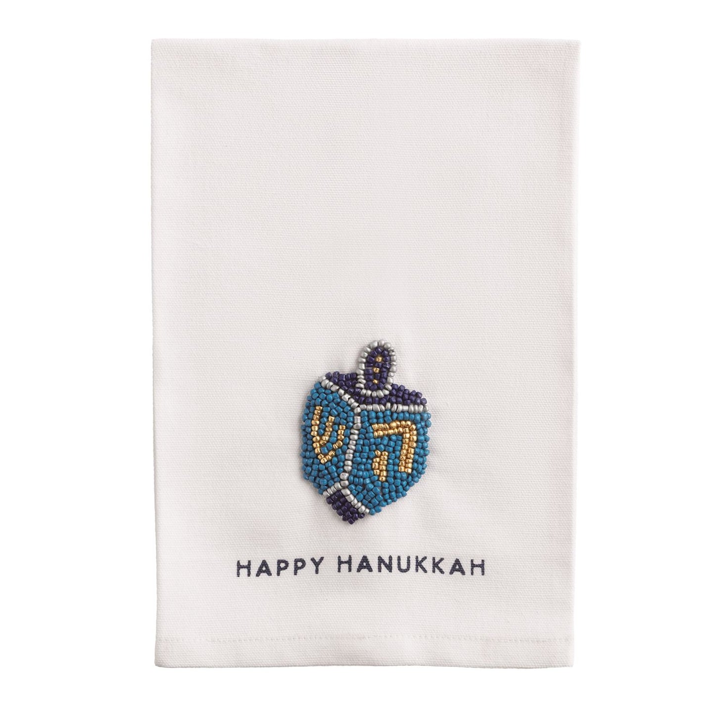 Beaded Hanukkah Towel