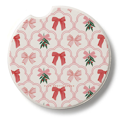 "Coquette Holiday" Single Packaged Stone Car Coaster