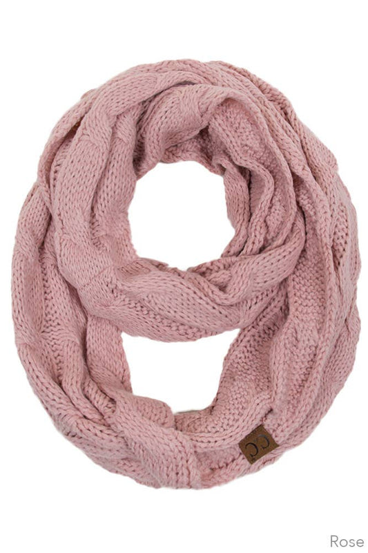 Rose Knitted Scarf