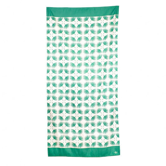Emerald/White Boca Raton Beach Towel