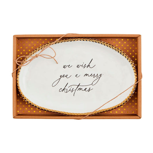 We Wish Beaded Sentiment Plate