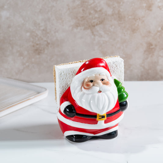 SANTA SPONGE HOLDER