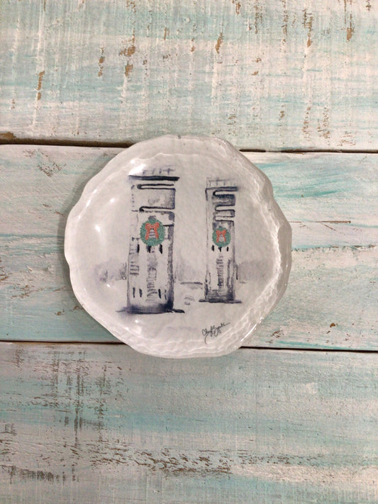 Wreath Towers Trinket Dish from C.Zapata Art