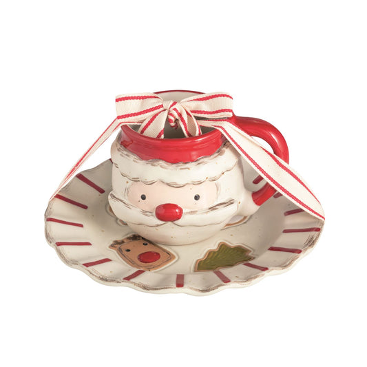 Icon Cookie Plate & Santa Mug Set