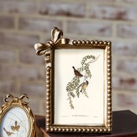 8" Antique Gold Bow Frame