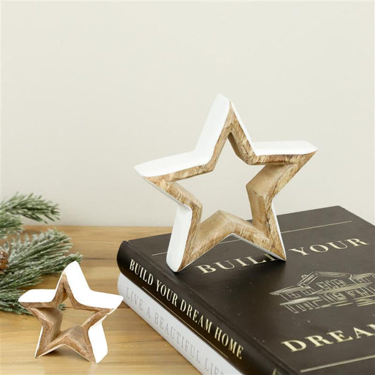 Wood/Enamel Star