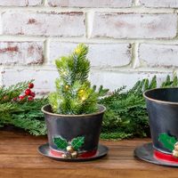 3" Snowman Hat Planter