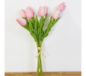 9 Pink Tulip Bunch