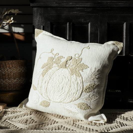 20x20 Pumpkin Pillow w/Corner Stitching