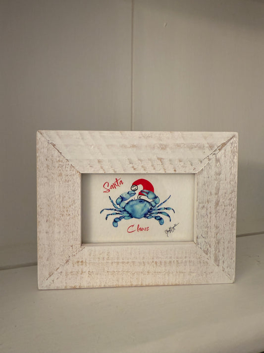 Santa Claws Mini Art by Cheryl Zapata