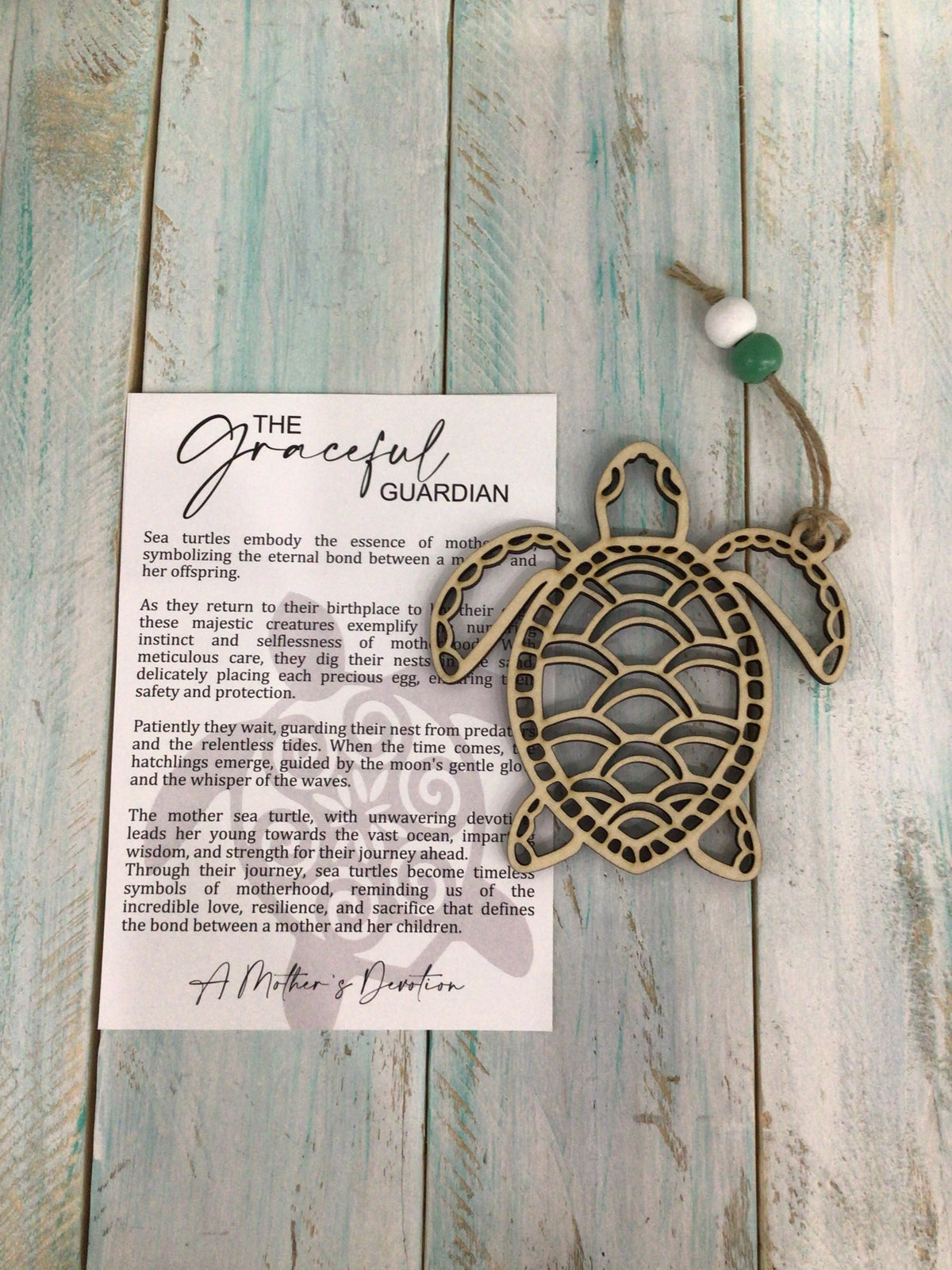 Sea Turtle, The Graceful Guardian Story Card