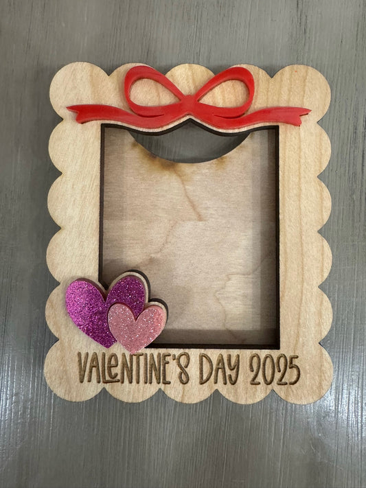 Happy Valentine's Day 2025 Magnet Picture Frame