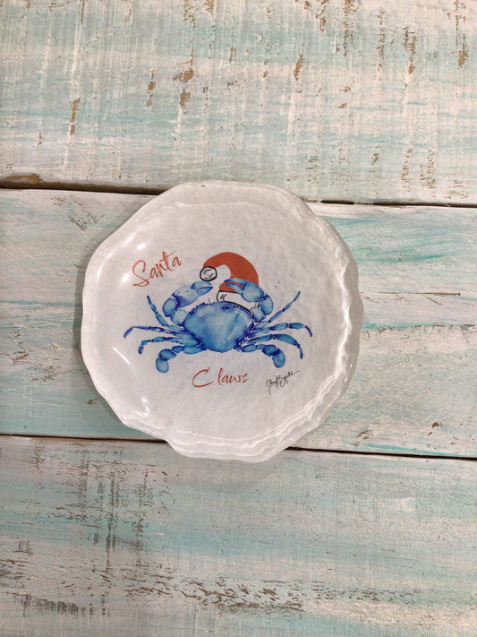 Santa Claws Trinket Dish from C.Zapata Art