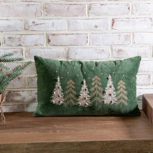 Velvet Pines Pillow
